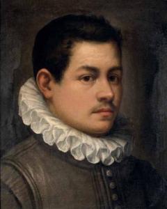 Self Portrait ca 1580 by Annibale Carracci  (1560-1609) Location TBD